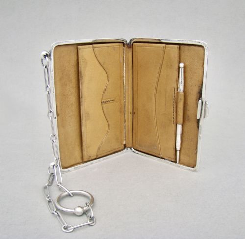 fig 2. DELIGHTFUL GEORGE V SILVER PURSE BY JOSEPH GLOSTER, BIRMINGHAM 1919