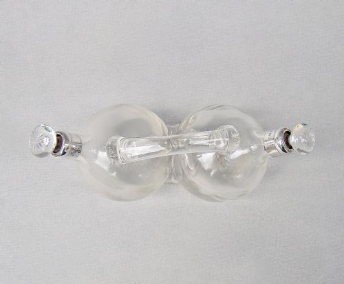 fig 2. EDWARDIAN SILVER MOUNTED OIL & VINEGAR BOTTLE SET BY HENRY PERKINS & SONS, LONDON 1908