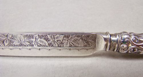fig 4. FABULOUS VICTORIAN 4-PIECE CHRISTENING SET BY COLEN HEWER CHESHIRE, BIRMINGHAM 1883, RETAILED BY HAMILTON & CO, CALCUTTA