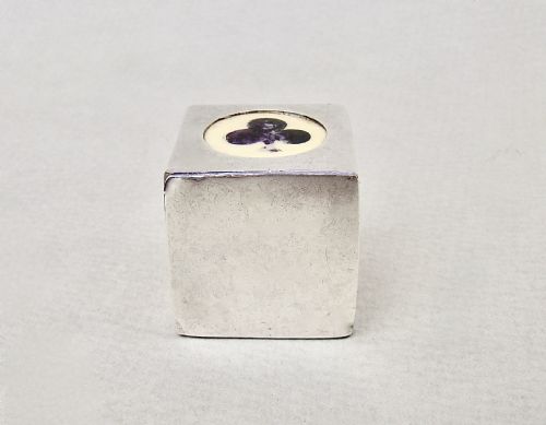 fig 3. VERY RARE ART DECO SILVER TRUMPS MARKER BY LAWRENCE EMANUEL, BIRMINGHAM 1924