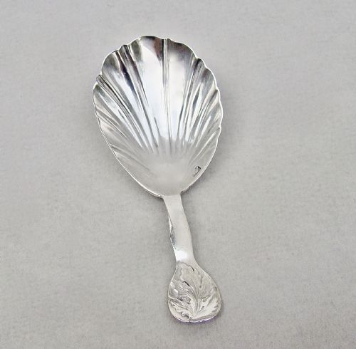 Rare Exeter Silver Caddy Spoon by Henry Ellis & Son, Exeter 1849