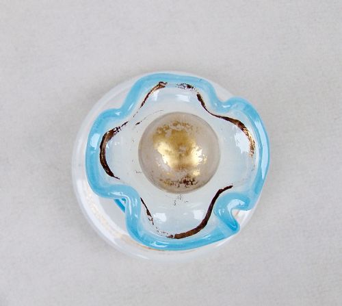 fig 1. RARE FRENCH BACCARAT WHITE OPALINE