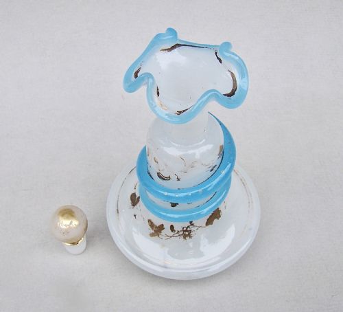fig 2. RARE FRENCH BACCARAT WHITE OPALINE