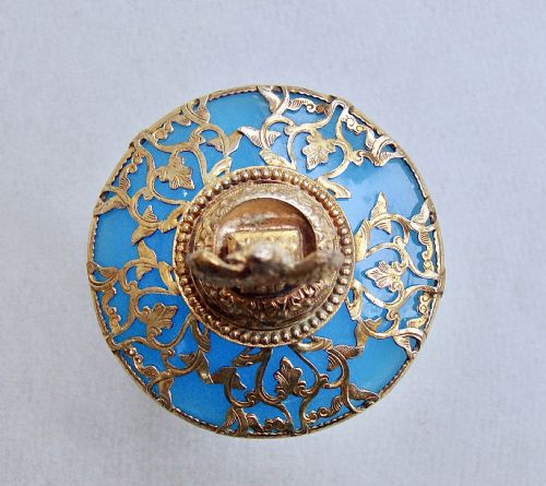 fig 2. FABULOUS FRENCH NAPOLEON III PALAIS ROYAL OPALINE GLASS CASKET, CIRCA 1860