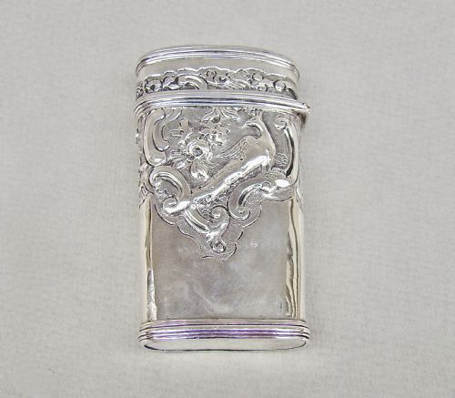 fig 1. RARE GEORGIAN SILVER TRAVELLING ETUI, CIRCA 1790