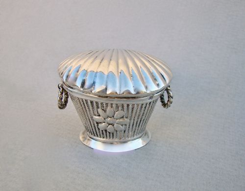 Rare Mid-19th Century Dutch Silver Peppermint Box, Netherlands 1834