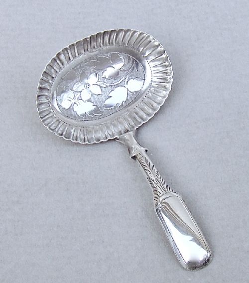 Delightful Georgian Silver Caddy Spoon by Joseph Taylor, Birmingham 1815