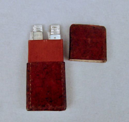 fig 3. RARE GEORGIAN SILVER AND MOTHER OF PEARL CASED FRUIT FORK & FRUIT KNIFE, CIRCA 1795