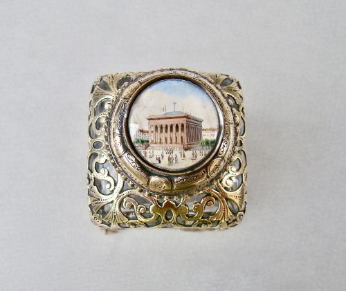 fig 2. FABULOUS FRENCH PALAIS ROYAL, GRAND TOUR, ORMULU & CUT GLASS SCENT BOTTLE, CIRCA 1870