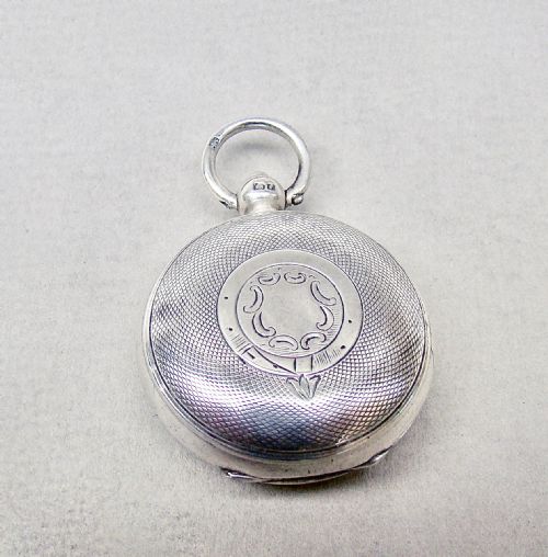 Exquisite Edwardian Silver Single Sovereign Case by Dennison, Birmingham 1905
