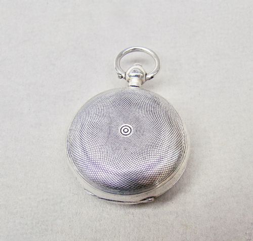 fig 2. EXQUISITE EDWARDIAN SILVER SINGLE SOVEREIGN CASE BY DENNISON, BIRMINGHAM 1905
