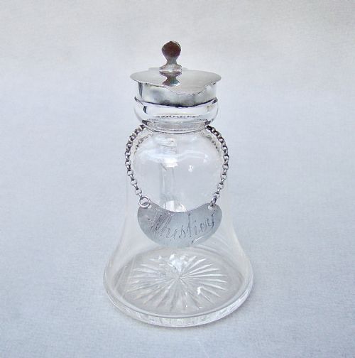 fig 1. HUKIN & HEATH SILVER MOUNTED WHISKY TOT, BIRMINGHAM 1914
