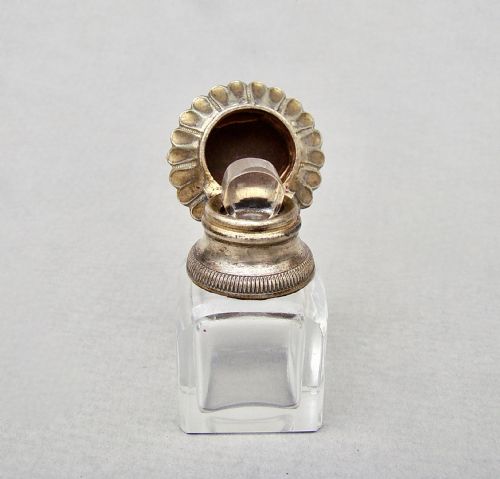 fig 2. SMALL FRENCH PALAIS ROYAL ORMULU AND GLASS SCENT BOTTLE, CIRCA 1880