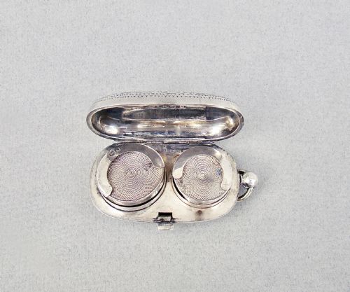 GOOD EDWARDIAN SILVER DOUBLE SOVEREIGN CASE BY HENRY CHARLES FREEMAN BIRMINGHAM 1907 - ADDITIONAL PHOTO 1