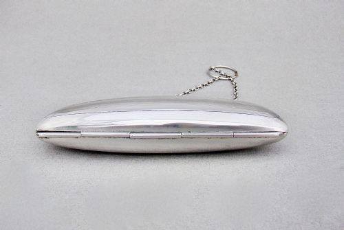 ELEGANT GEORGE V SILVER COCKTAIL PURSE BY G NORMAN BIRMINGHAM 1917 - ADDITIONAL PHOTO 5