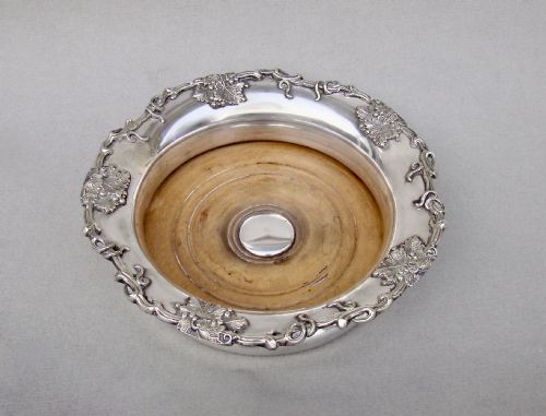William IV Old Sheffield Plate Wine Coaster by Thomas Wilkinson, Sheffield Circa 1835
