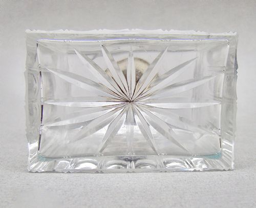 FABULOUS FRENCH STERLING SILVER GUILLOCHE ENAMEL SCENT BOTTLE CIRCA 1910 - ADDITIONAL PHOTO 5