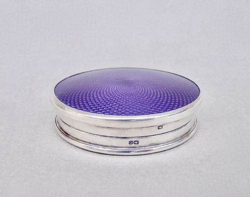 ART DECO SILVER AND CELLULOID COMPACT BY THE DANIEL MANUFACTURING CO BIRMINGHAM 1927 - ADDITIONAL PHOTO 1