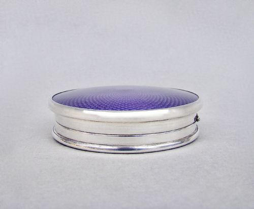 ART DECO SILVER AND CELLULOID COMPACT BY THE DANIEL MANUFACTURING CO BIRMINGHAM 1927 - ADDITIONAL PHOTO 2