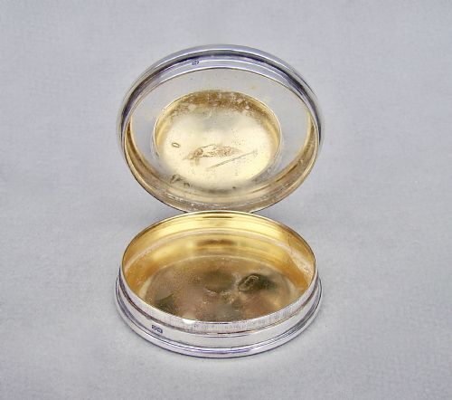ART DECO SILVER AND CELLULOID COMPACT BY THE DANIEL MANUFACTURING CO BIRMINGHAM 1927 - ADDITIONAL PHOTO 3