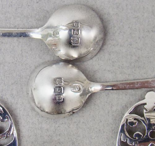 UNUSUAL CASED PAIR OF SILVER QUAICH NOVELTY SALTS BY JOSIAH WILLIAMS CO LONDON 1917 - ADDITIONAL PHOTO 7