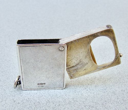 RARE GEORGE V SILVER BOOK STAMP CASE BY CRISFORD NORRIS BIRMINGHAM 1914 - ADDITIONAL PHOTO 3