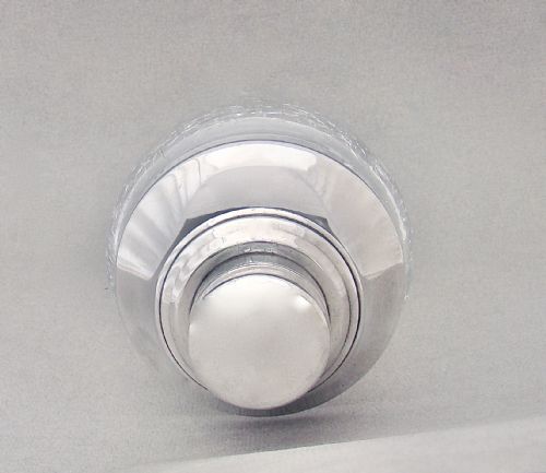 FABULOUS FRENCH ART DECO SILVER PLATED CRACKLE GLASS COCKTAIL SHAKER CIRCA 1930 - ADDITIONAL PHOTO 2