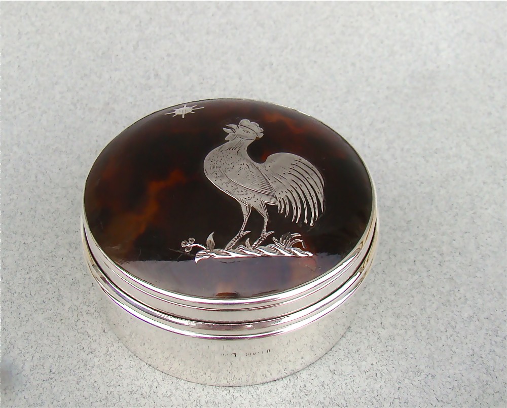 EDWARDIAN SILVER PIQUE TORTOISESHELL JEWELLERY BOX BY LEVI & SALAMAN, BIRMINGHAM 1910