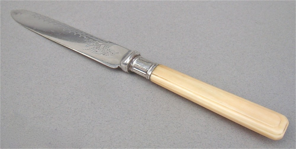 VICTORIAN SILVER PLATED CAKE KNIFE BY THE SLATER BROTHERS, SHEFFIELD CIRCA 1890
