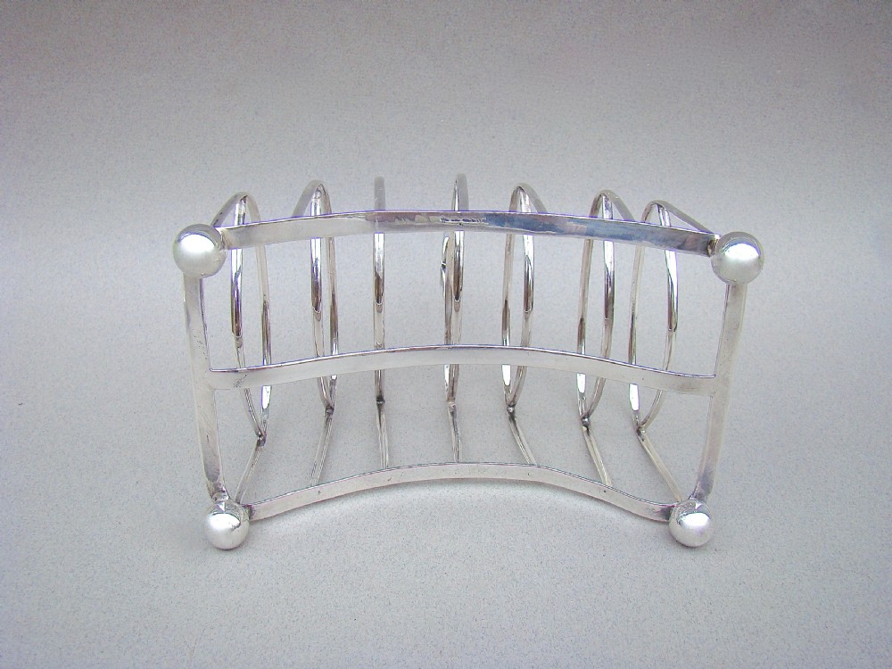 GEORGIAN SILVER TOAST RACK, SHEFFIELD 1811 View VIII