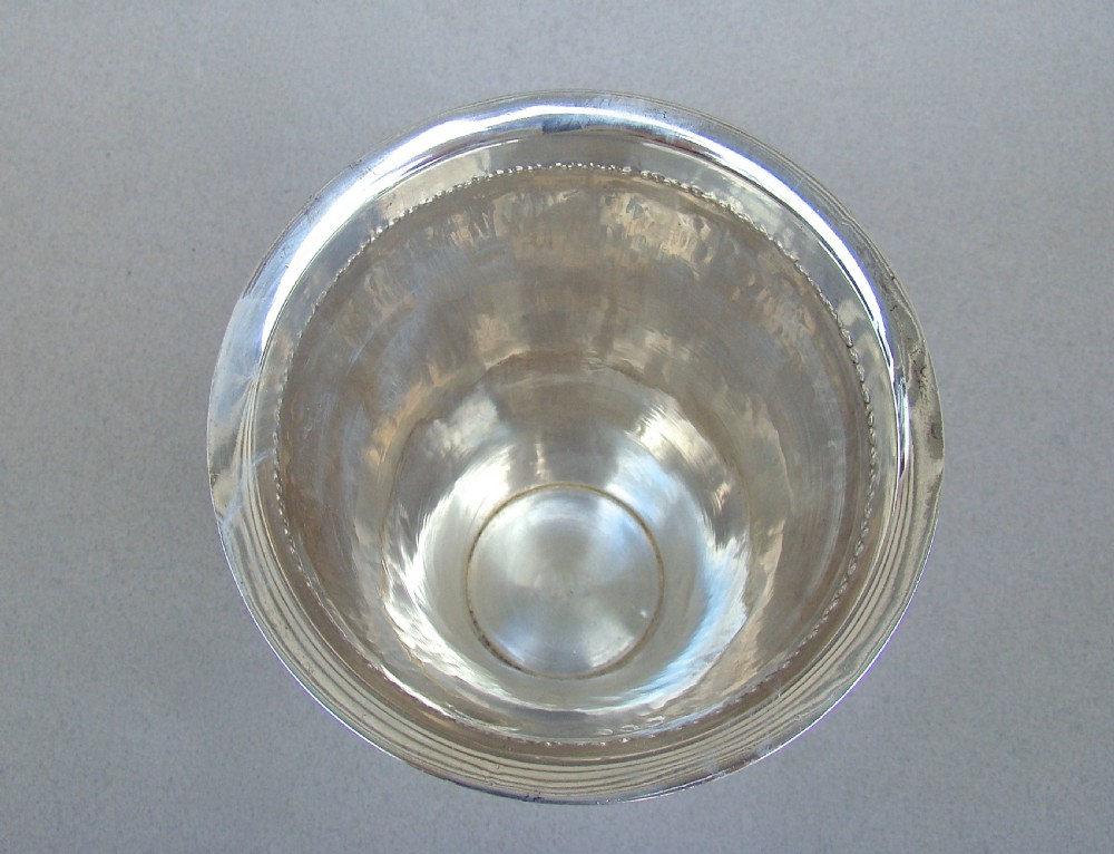 ARTS & CRAFT SILVER VASE BY BERTHOLD MULLER, IMPORT MARKS FOR CHESTER 1908 View IV