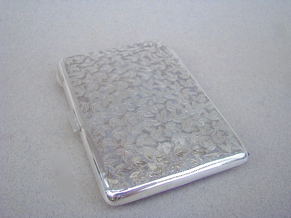 EDWARDIAN SILVER AIDE MEMOIRE BY HARRY HAYES, BIRMINGHAM 1903, IN ORIGINAL FITTED CASE View IV