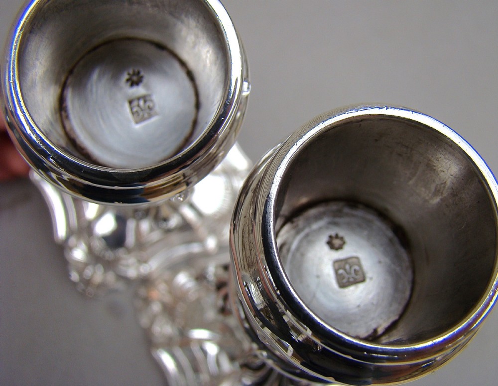 PAIR OF GEORGIAN OLD SHEFFIELD PLATE CANDLESTICKS, CIRCA 1820 View VI
