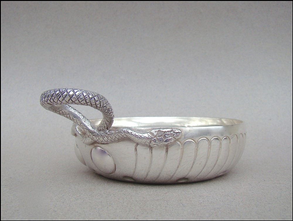 19TH C. FRENCH SILVER WINE TASTER OR TASTE VIN, PARIS CIRCA 1890