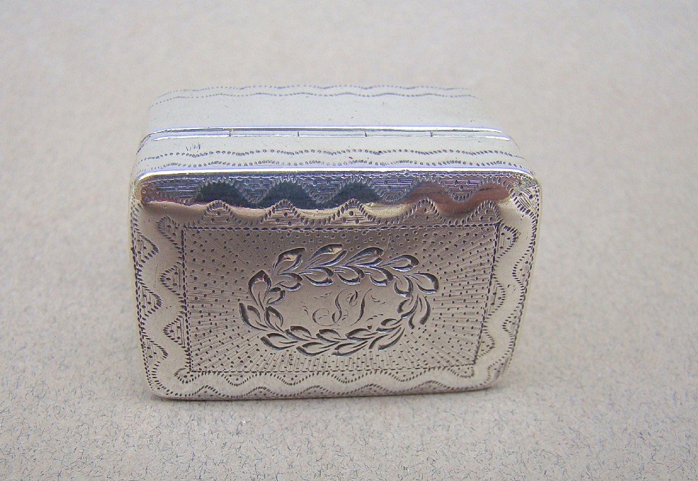 GEORGIAN SILVER NUTMEG GRATER BY THOMAS WILLMORE, BIRMINGHAM 1806
 View IV