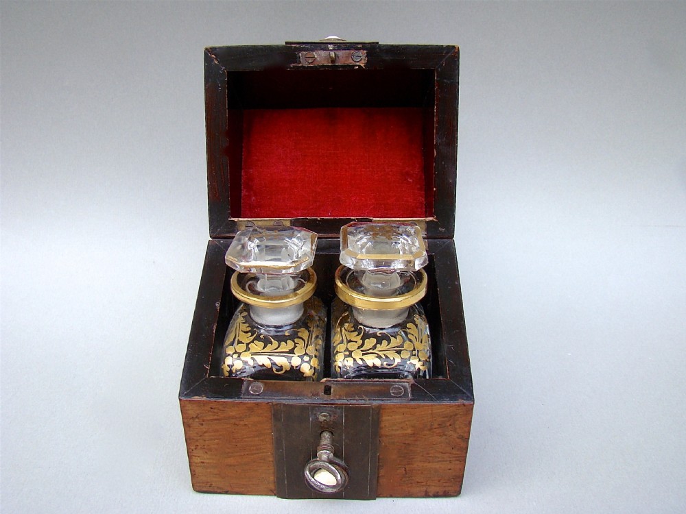 19TH C. FRENCH TRAVELLING SCENT BOTTLE CASKET, CIRCA 1870 View II