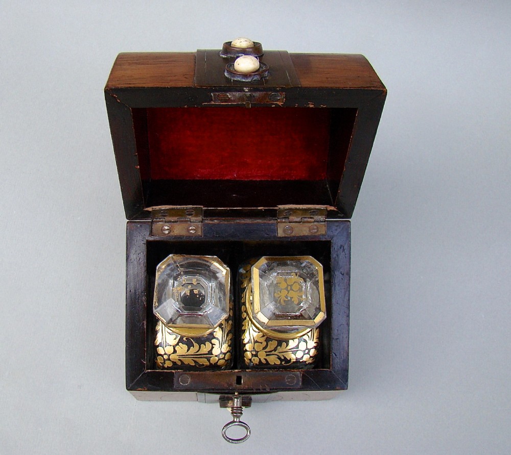 19TH C. FRENCH TRAVELLING SCENT BOTTLE CASKET, CIRCA 1870 View V