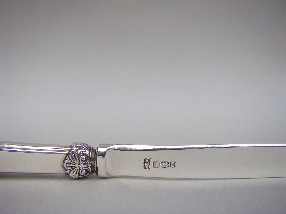 ART DECO SILVER AND GUILLOCHE ENAMEL LETTER OPENER BY MAPPIN & WEBB, SHEFFIELD 1921 View III