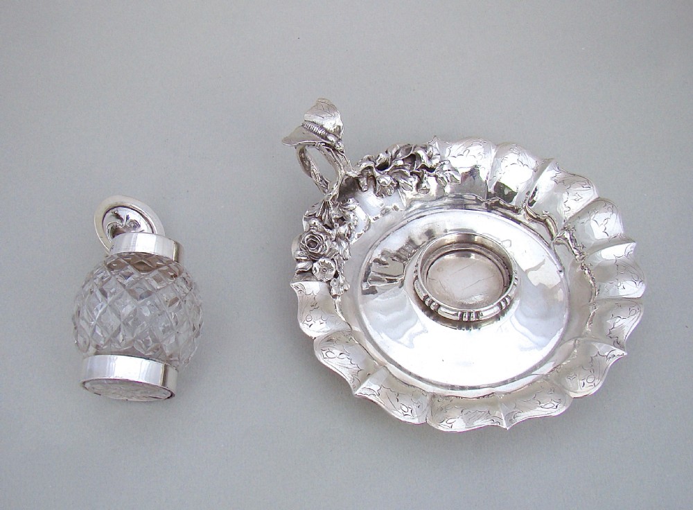 WILLIAM IV SILVER INKSTAND BY WILLIAM EATON, LONDON 1837 View V