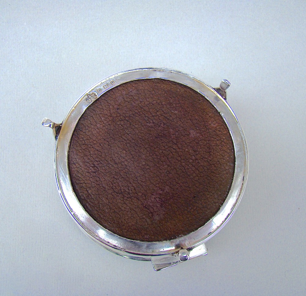 FABULOUS ART DECO SILVER AND GUILLOCHE ENAMEL JEWELLERY BOX BY ELKINGTON & CO, BIRMINGHAM 1932 View V