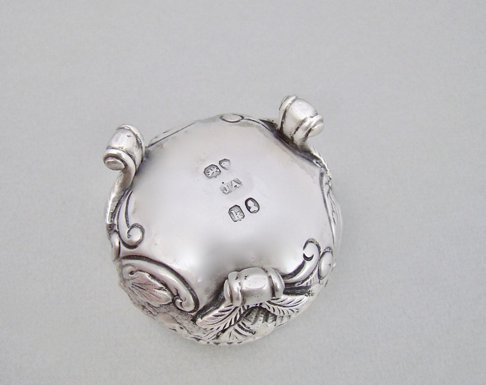 EXQUISITE GEORGIAN SILVER POUNCE POT BY JOSEPH ANGELL, LONDON 1825 View V