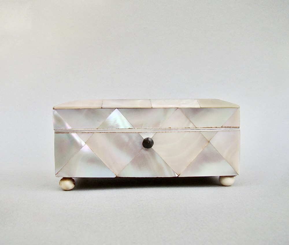  VICTORIAN LARGE MOTHER OF PEARL NEEDLE CASE, CIRCA 1880
 View II
