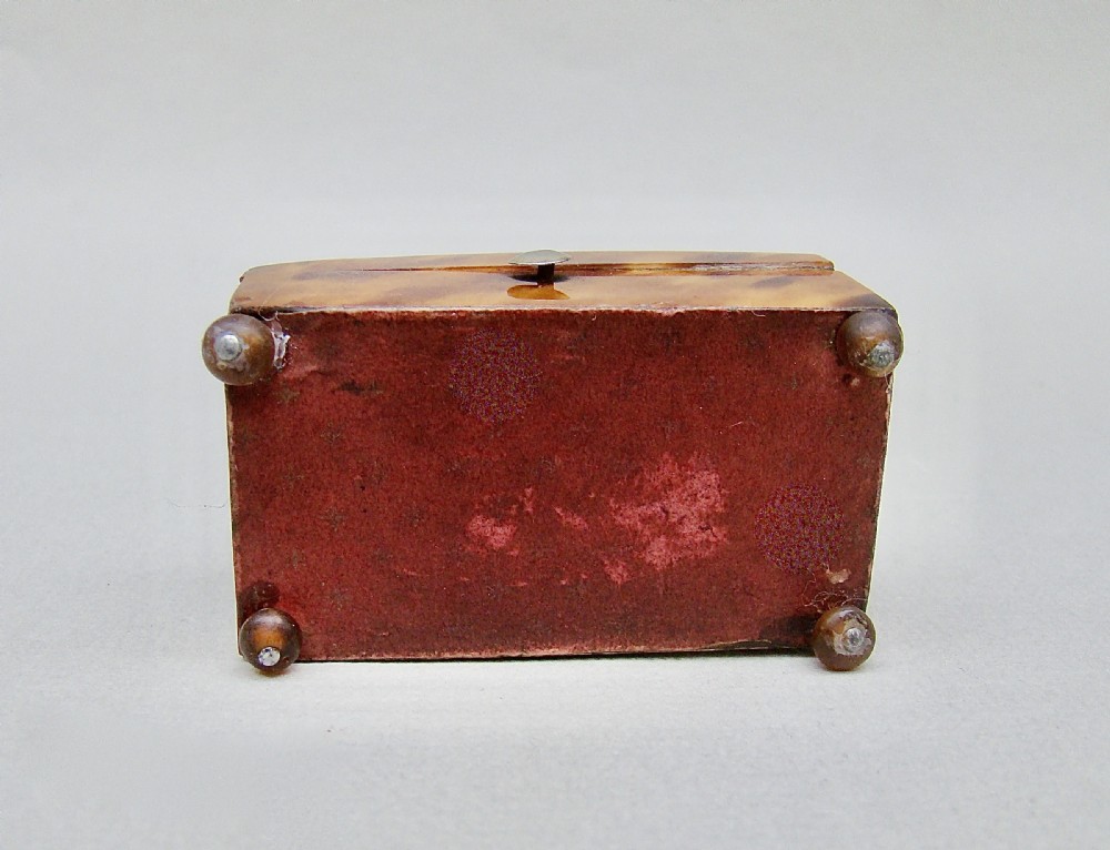 EARLY VICTORIAN TORTOISESHELL NEEDLE CASE, CIRCA 1840 View V