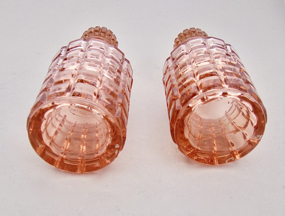 PAIR OF 19TH CENTURY PRESSED GLASS SCENT BOTTLES, CIRCA 1890 View IV