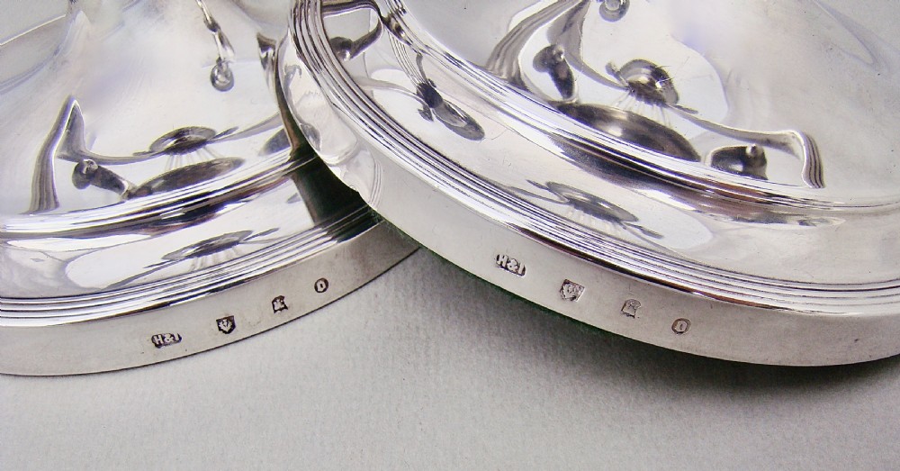 RARE PAIR OF VICTORIAN SCOTTISH SILVER 