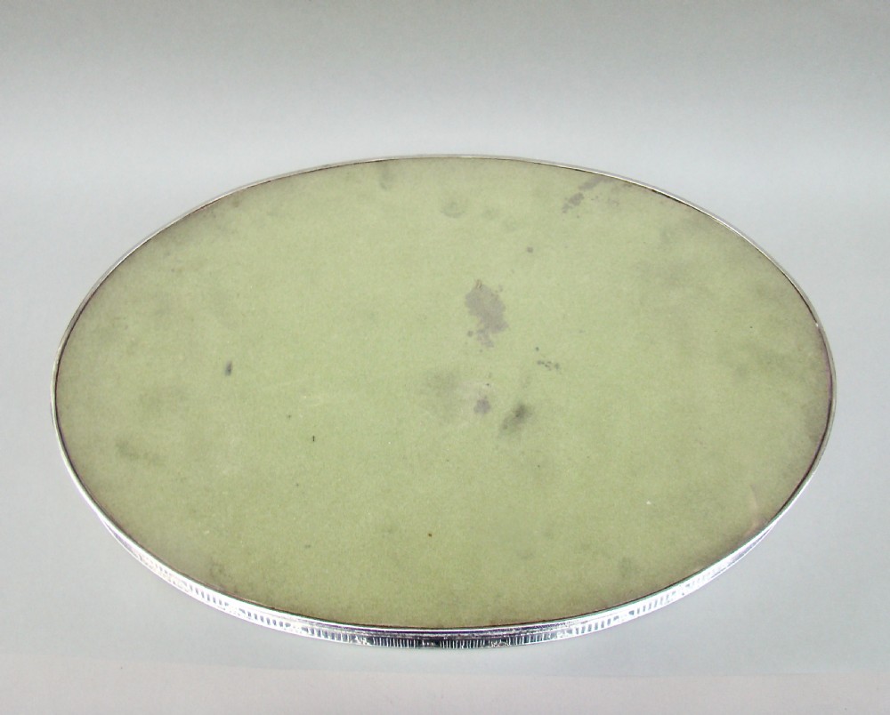 ELEGANT ART DECO SILVER PLATED DRINKS TRAY, CIRCA 1920 View V