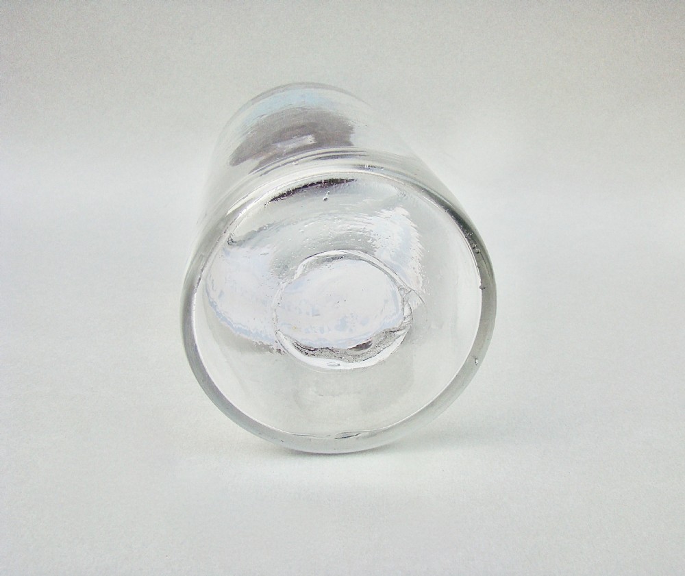 BEAUTIFUL 19TH CENTURY FRENCH CLEAR GLASS APOTHECARY JAR, CIRCA 1890 View VII
