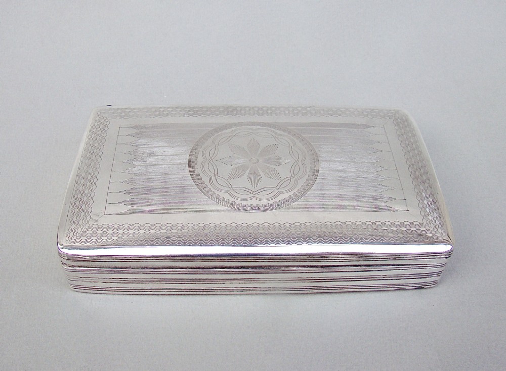 MID-19TH CENTURY DUTCH SILVER CIGAR BOX, NETHERLANDS 1841
