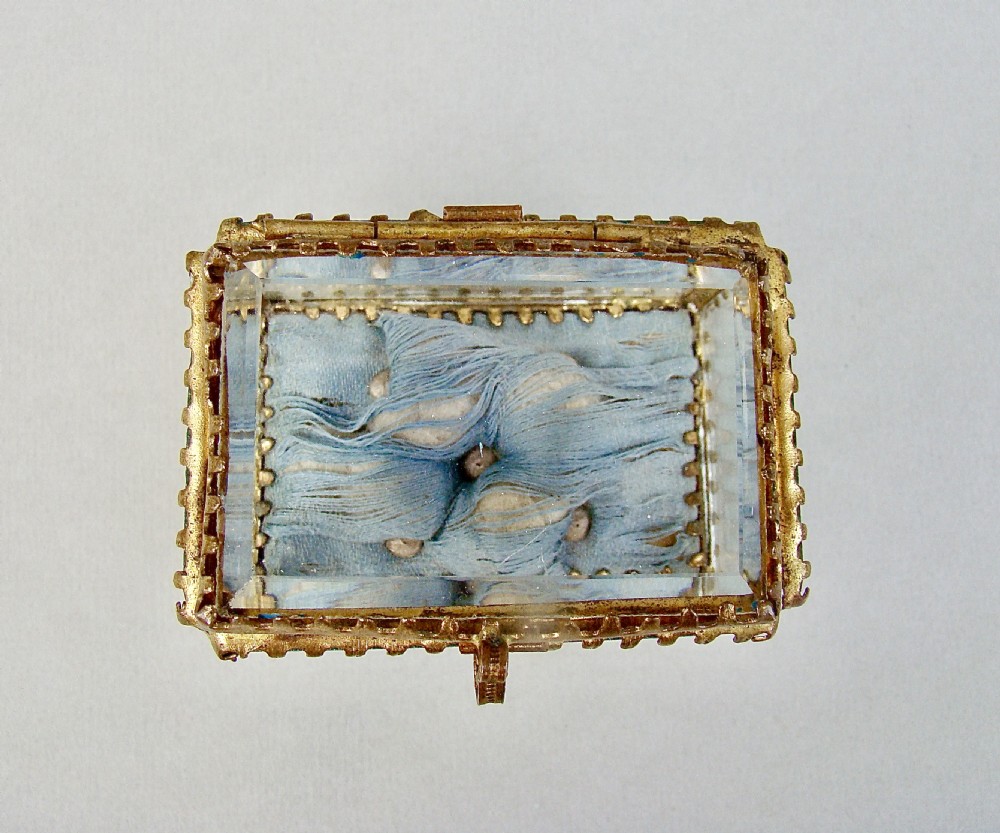 UNUSUAL 19TH C. FRENCH ORMULU & BEVELLED GLASS JEWELLERY CASKET, CIRCA 1890 View III