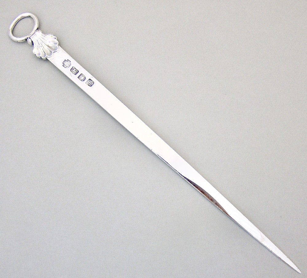 SUPERB GEORGIAN SILVER MEAT SKEWER BY EDWARD ALDRIDGE I & EDWARD ALDRIDGE II , LONDON 1762